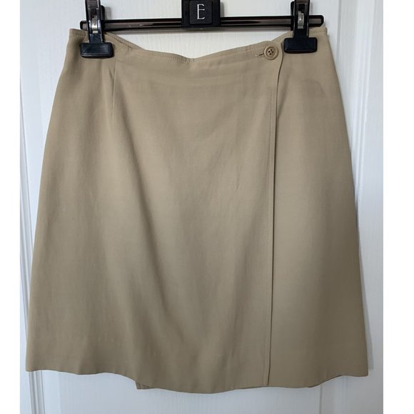 MAX & Co. Tan Flap Skirt (Part of Matching Set/US size 8) - Picture 1 of 4